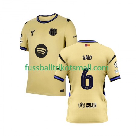 Fußballtrikots FC Barcelona Gavi 6 UCL 2025-2026 Kurzarm Auswärts-trikot kaufen